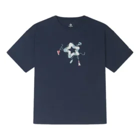 T-shirt nautique, tailles asiatiques « Bleu marine »