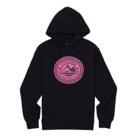 T-shirt noir à gros logo sur la poitrine