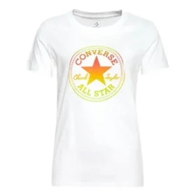 T-shirt Ombre Chuck Patch Crew, tailles asiatiques « White Yellow »