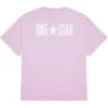 T-shirt One Star, tailles asiatiques « Violet Blanc »