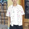 T-shirt Park Gym à imprimé intégral, tailles asiatiques « Blanc »