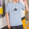 T-shirt à patch Chuck, tailles asiatiques « Armory Blue »