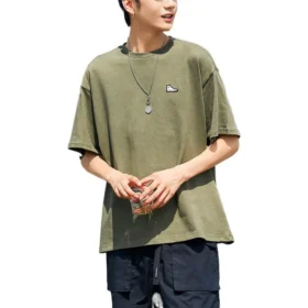 T-shirt à patch Sneaker, tailles asiatiques « Vert »