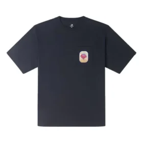 T-shirt à poche avec patch Fruit, tailles asiatiques « Noir »