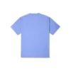 T-shirt à poche brodée Tailles asiatiques « Washed Indigo »
