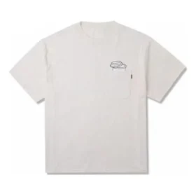 T-shirt à poche skateboard, tailles asiatiques « Beige »
