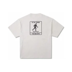 T-shirt à poche skateboard, tailles asiatiques « Beige »