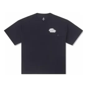 T-shirt à poche skateboard, tailles asiatiques « Noir »