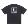 T-shirt à poche skateboard, tailles asiatiques « Noir »