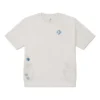 T-shirt à poche « Summer Drink » Tailles asiatiques « Egret »