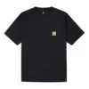 T-shirt à poche, tailles asiatiques « Noir »
