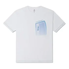 T-shirt à poche zippée, tailles asiatiques « Blanc »