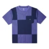 T-shirt à poches en jersey color block, tailles asiatiques « Violet »