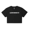 T-shirt Puff Wordmark, tailles asiatiques « Black White »