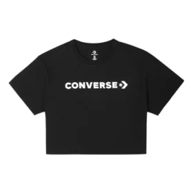 T-shirt Puff Wordmark, tailles asiatiques « Black White »