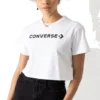 T-shirt Puff Wordmark, tailles asiatiques « White Black »