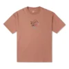 T-shirt Pushing Along, tailles asiatiques « Mineral Clay »