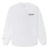 T-shirt raglan à manches longues Chain Stitch, tailles asiatiques « Blanc »