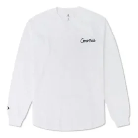 T-shirt raglan à manches longues Chain Stitch, tailles asiatiques « Blanc »