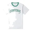 T-shirt Retro Chuck Arch, tailles asiatiques « White Green »