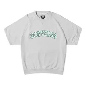 T-shirt Retro Chuck Crew Fossilized, tailles asiatiques « Gris »
