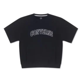 T-shirt Retro Chuck Crew, tailles asiatiques « Noir »