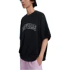 T-shirt Retro Chuck Crew, tailles asiatiques « Noir »
