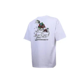 T-shirt Road Trip, tailles asiatiques « Blanc »