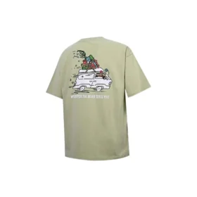 T-shirt Road Trip, tailles asiatiques « Olive Aura »