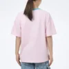 T-shirt rose à manches courtes avec imprimé glaces