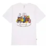 T-shirt rétro Tailles asiatiques « Blanc »