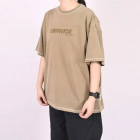 T-shirt Skateboard Wash, tailles asiatiques « Light Brown »