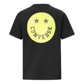 T-shirt SMILEY CONVERSE Noir