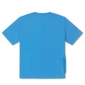 T-shirt Summer Drink Pocket, tailles asiatiques « Bleu »