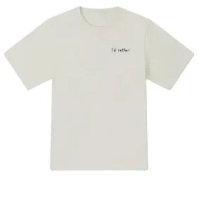 T-shirt Summer Verbiage, tailles asiatiques « Blanc »