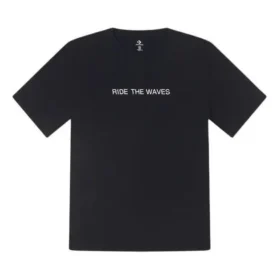 T-shirt Summer Verbiage, tailles asiatiques « Noir »
