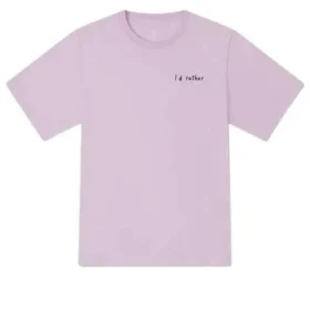 T-shirt Summer Verbiage, tailles asiatiques « Violet »