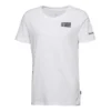 T-shirt Voltage, tailles asiatiques « Blanc Noir »