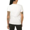 T-shirt Voltage, tailles asiatiques « Blanc Noir »