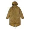 Trench-coat long en duvet, tailles asiatiques « Marron »