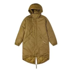 Trench-coat long en duvet, tailles asiatiques « Marron »
