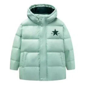 Veste avec logo imprimé, tailles asiatiques « Vert Noir »