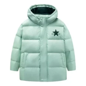 Veste avec logo imprimé, tailles asiatiques « Vert Noir »