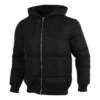 Veste aviateur Court Down, tailles asiatiques « Noir »