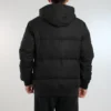 Veste aviateur Court Down, tailles asiatiques « Noir »