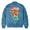 Veste bomber CNY Tiger, tailles asiatiques « Bleu multicolore »