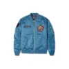 Veste bomber CNY Tiger, tailles asiatiques « Bleu multicolore »