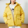 Veste à capuche Cargo, tailles asiatiques « Jaune »