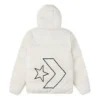 Veste à capuche classique et décontractée, taille asiatique « Blanc »
