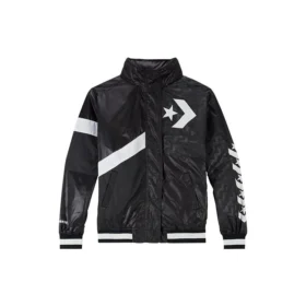 Veste à capuche décontractée avec logo noir